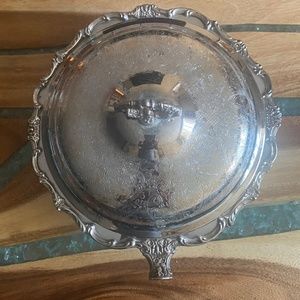 Vintage silver plated serving vessel